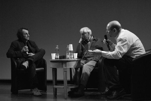 * Albert DUPONTEL (Acteur et CInéaste) et Michel DEVILLE (Cinéaste) réunis à l'Auditorium du Palais des Beaux Arts de Lille pour une 'Leçon de Cinéma' avec le Public. *