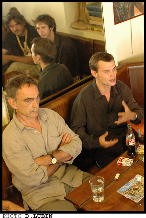 Dominique Brenguier - Réalisateur et Robinson Stevenin - Comédien , Rencontre avec le public au Café Morel de Lille - 