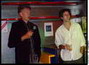 * BENOÎT DELEPINE ('Avida') et DOMINIQUE OLIER (Directeur et Intervenant) lors du débat après la projection du film 'AVIDA' à L'Aéronef - Lille, 1er Juillet 2007 - Festival International du Film Indépendant #3 * 