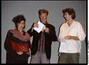 * ANNE-JO BRIGAUD (Responsable Presse et Communication), BENOÎT DELEPINE ('Avida') et DOMINIQUE OLIER (Directeur et Intervenant) lors de la Remise du 1er Prix du Public (Papillon d'Argent) à L'Aéronef - Lille, 1er Juillet 2007 - Festival International du Film Indépendant #3 *