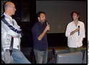 * CARLOS CHAINE (Interprète), GHASSAN SALHAB (Réalisateur) et DOMINIQUE OLIER lors du débat suite à la projection du film 'Le Dernier Homme' à L'Auditorium du Palais des Beaux Arts de Lille - Juin 2007 - Festival International du Film Indépendant #3 * 