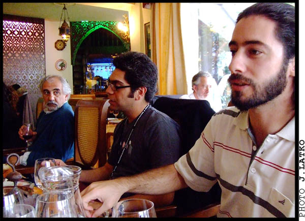 * NIGOL BEZJIAN, MICHEL KAMMOUN et ELIE MITRI au Restaurant FLANDRES LIBAN à Lille - Juin 2007 - Festival International du Film Indépendant #3 * 